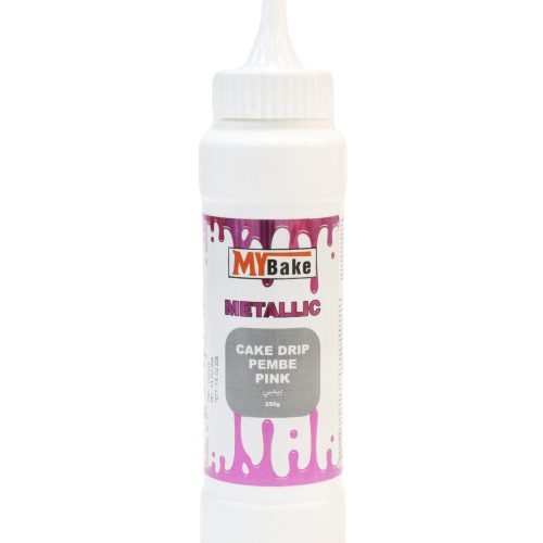 MY BAKE METALLIC CAKE DRIP 250 GR ROZ